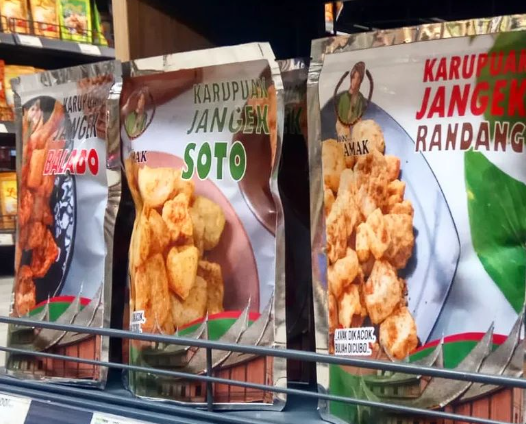 Kerupuk Jangek Rasa Balado/Soto/Randang