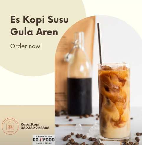 Es Kopi Susu Gula Aren (Ukuran 250ml)